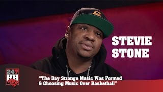Stevie Stone - The Day Strange Music Was Formed &amp; Choosing Music Over Basketball (247HH Exclusive)