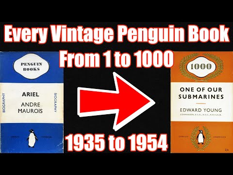 Every Vintage Penguin Paperback Book - Main Series 1 To 1000 - Complete - 1935 to 1954!