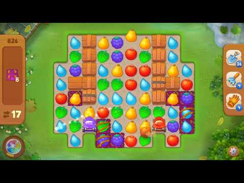 Gardenscapes Level 826 NO BOOSTERS