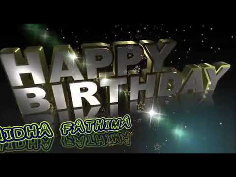 nidha fathima birthday song