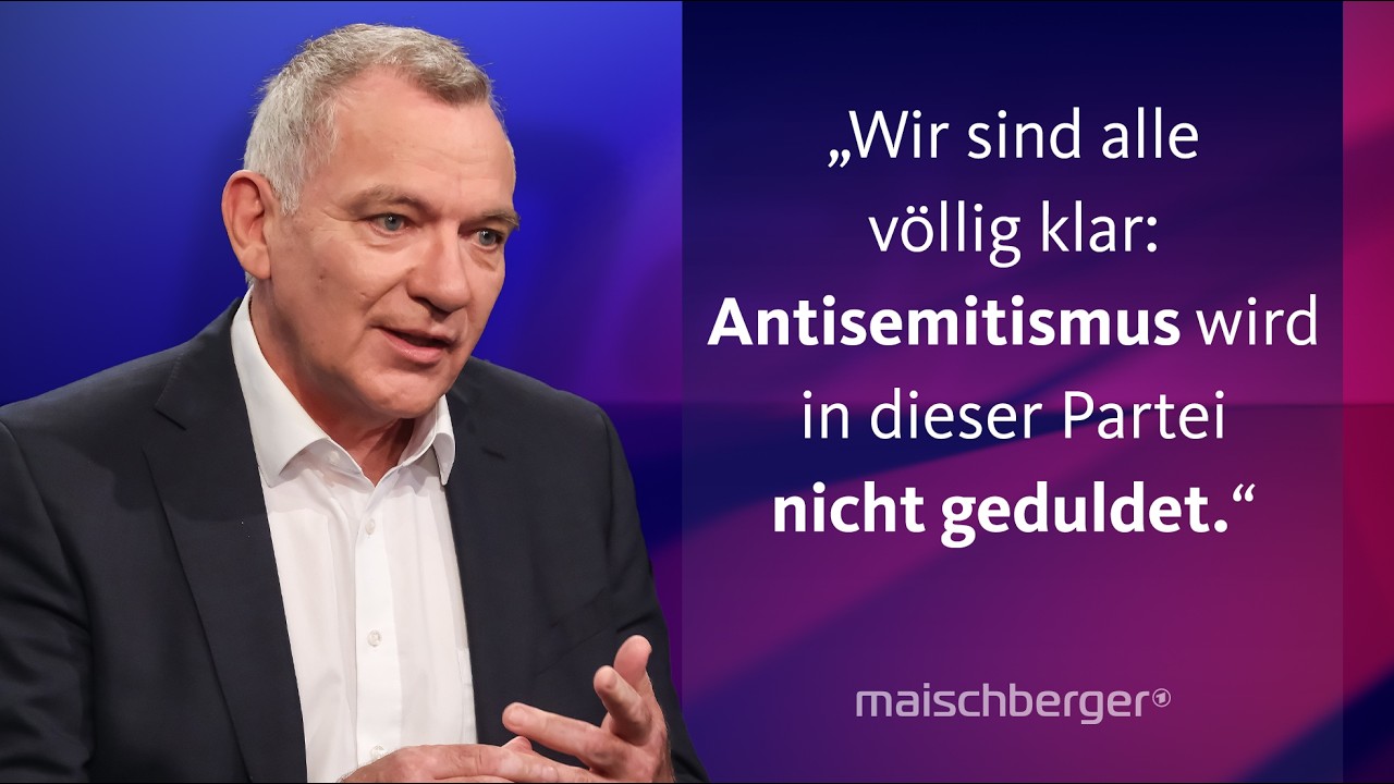 Antisemitismus-Streit um die Linke: Jan van Aken und Peter Neumann diskutieren | maischberger