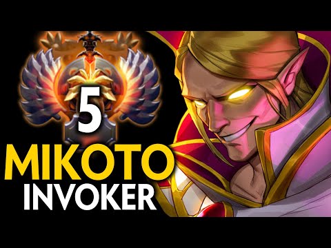 TOP 5 SEA MIKOTO INVOKER vs RANK 12 SNAPFIRE MID | AMAZING GAMEPLAY | Dota 2 Invoker