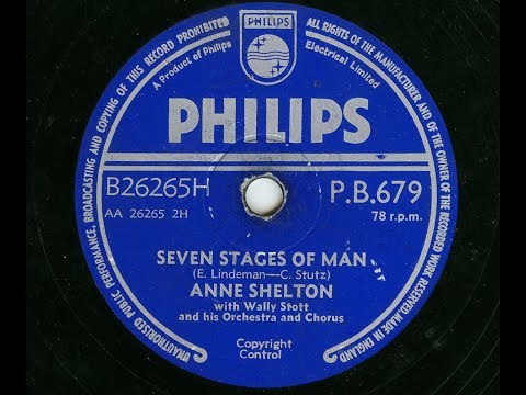 Anne Shelton 'Seven Stages Of Man' 1957 78 rpm