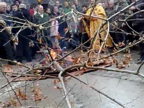 UDRUZENJE VASOJEVICA VASO :LOZENJE BADNJAKA U LIJEVOJ RIJECI 2010