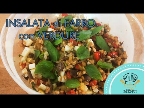 INSALATA di FARRO con VERDURE