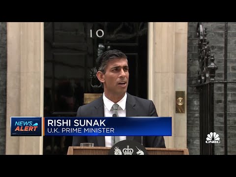 Rishi Sunak delivers first address as UK prime minister