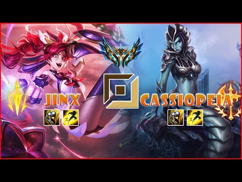 【YJZZ】S12 CN Jinx Vs Cassiopeia