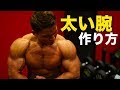 初心者でも腕が◯cm、二頭筋を太くする最も簡単で最適な方法伝授します