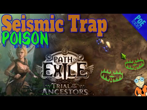 [Path of Exile 3.22]►  Poison Seismic Trap Build - Pathfinder Ranger in PoE 3.22