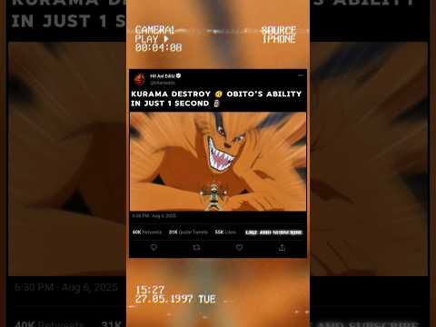 Kurama is the mastermind 🗿🤯 #anime #edit #naruto