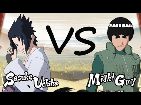 NARUTO  Ultimate Ninja STORM 4   Sasuke Vs Might Guy