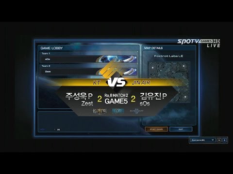 [KeSPA Cup 2014] Zest vs sOs Set5 Foxtrot Labs -EsportsTV, SPL2014