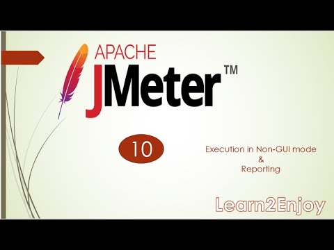 JMeter Basic Tutorial - 10 | Execution in Non-GUI | HTML dashboard Reporting | @PerformanceTestingLearn2Enjoy