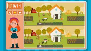 Viki Spotter: The Farm, Level 17 Walkthrough, 1080p/60FPS.