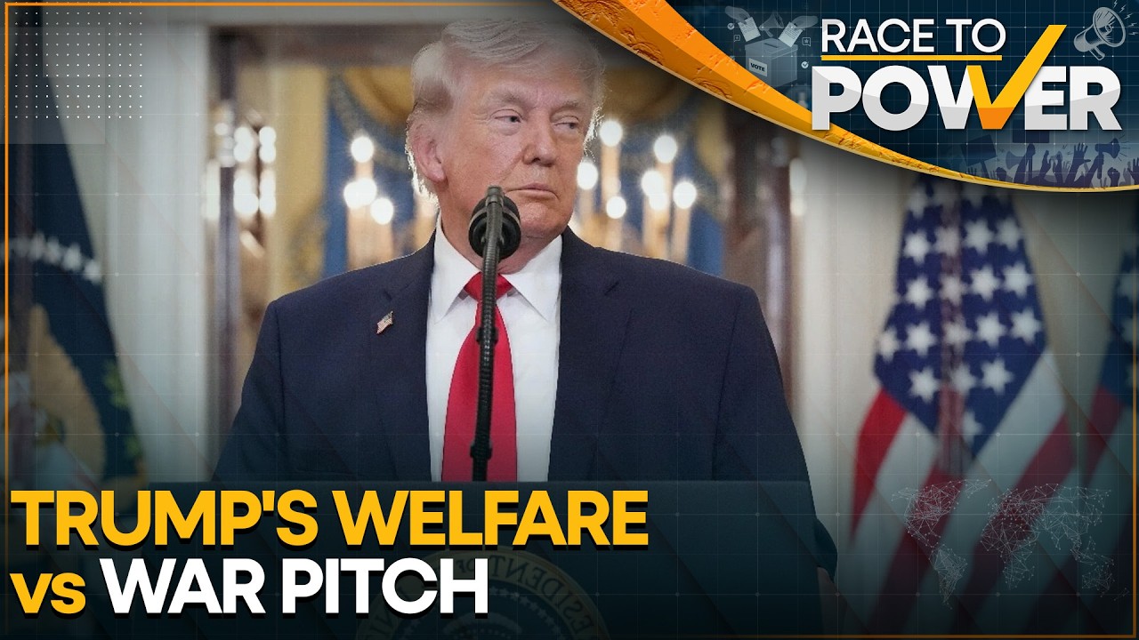 U.S. President Donald Trump Says He Can't Fund Welfare Schemes During War | Race To Power