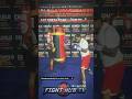 JERMALL CHARLO CALLS OUT ANDRADE; RIPS HEAVY BAG WITH KO SHOTS!