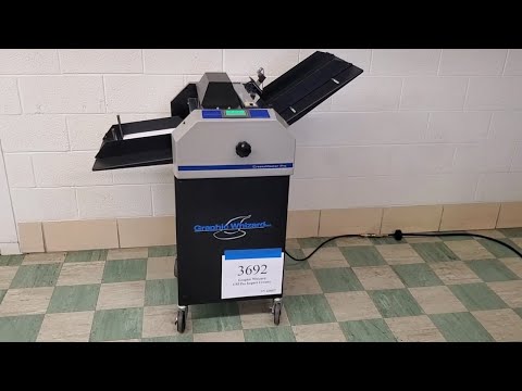 Graphic Whizard CreaseMaster Pro Impact Die Score Machine with Strike Perf - Inventory No. 3692