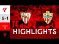 Tarde redonda en el Ramón Sánchez-Pizjuán frente a la UD Almería (5-1)