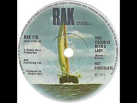 UK New Entry 1971 (41) Hot Chocolate - You Could've Been A Lady