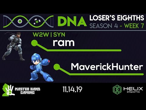 DNA S4:W7 - MaverickHunter (Mega Man) Vs. W2W | SYN |  ram (Snake) - L Eighths