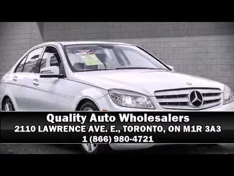 2010 Mercedes-Benz C-Class 300 4MATIC NAVIGATION LEATHER SUNROOF 17ALLOYS  Call 1 (866) 980-4721