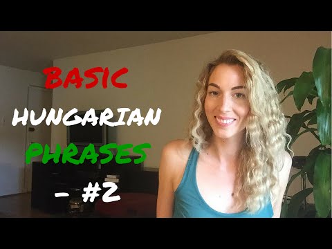 Basic Hungarian Phrases - #2