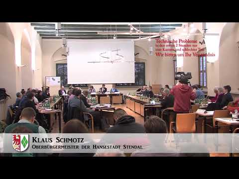 Stadtratsitzung der Hansestadt Stendal vom 17.02.2020