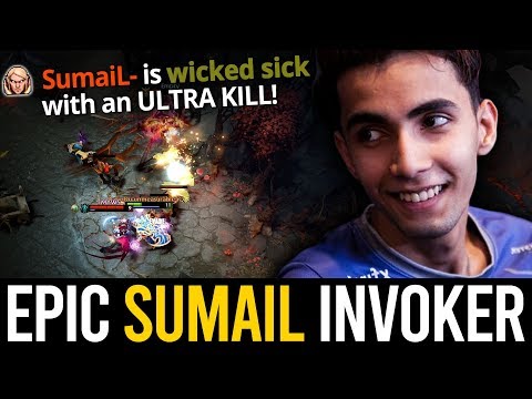 ABSOLUTELY PERFECT! SumaiL INVOKER vs STORM SPIRIT MID + EG.Cr1t PA - EPIC GAMEPLAY | Dota 2 Invoker