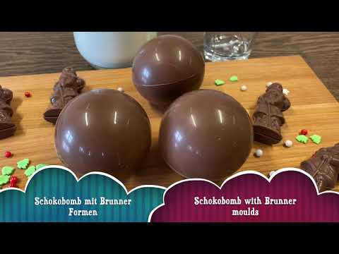 Schokobombs | Hot Chocolate Bombs mit Brunner Schokoladenformen