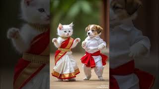 Download lagu cute kitten and puppy mocha kotta pallalagi folk dancing👉 Subscribe for more beautiful videos.🔔' mp3