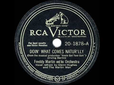 1946 HITS ARCHIVE: Doin’ What Comes Natur’lly - Freddy Martin (Glenn Hughes & The Martin Men, vocal)