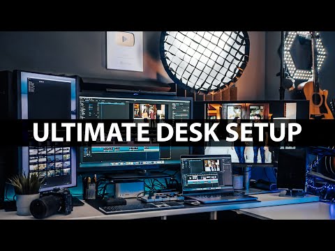 ULTIMATE Macbook Pro 3 Monitor Desk Setup // Anker 563 USB-C Docking Station