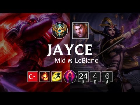 Jayce Mid vs LeBlanc - TR Challenger Patch 8.23