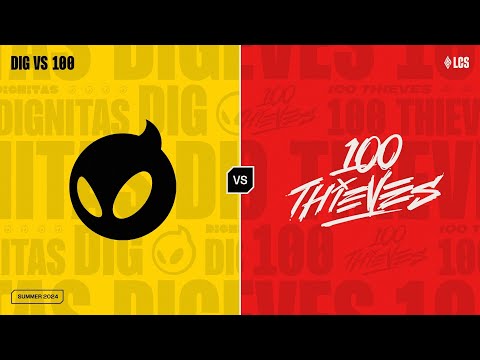 DIG v 100 - Week 8 Day 1 | LCS Summer Split | Dignitas v 100 Thieves | Game 3 (2024)