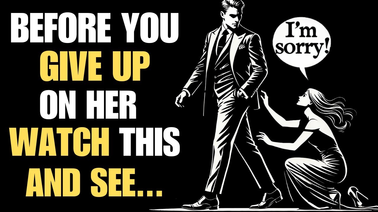 Before You Give Up On Her, Watch This | Stoicism