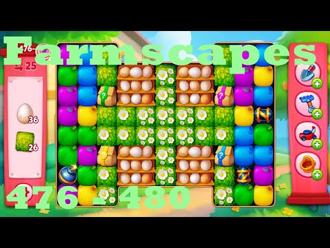 Farmscapes Level 476 - 480 HD Gameplay Walkthrough |  3 - match game | android | ios | pc | app