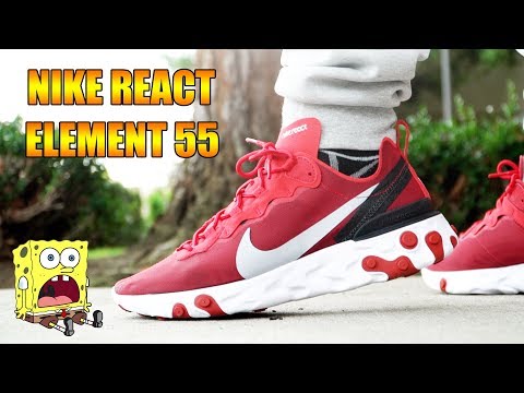 NIKE REACT ELEMENT 55 REVIEW + ON FEET!!!