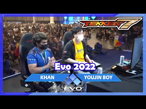 Evo 2022 Tekken 7 Fate Khan VS Youjin Boy- Top 192 - 1080p 60fps