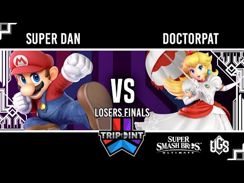 Tripoint Smash 186  -  Losers Finals  -  Super Dan(Mario) Vs. Doctorpat(Peach)
