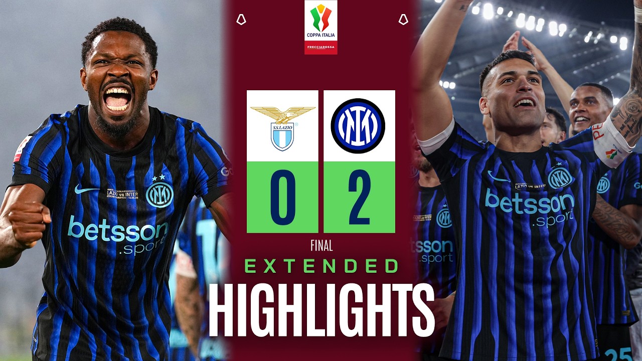 LAZIO-INTER 0-2 | EXTENDED HIGHLIGHTS | COPPA ITALIA FRECCIAROSSA 2025/26