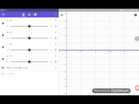 Parâmetros das funções trigonométricas