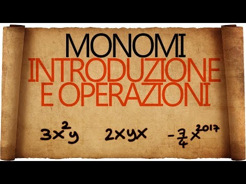 Monomials: Introduction and Operations