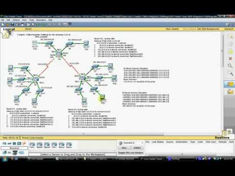 Chapter Lab 2 Cisco Packet Tracer Skill Test avi   YouTube