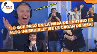LO QUE PASÓ EN LA MESA DE FANTINO ES ALGO IMPERDIBLE POR MILEI Y ESTALLARON DE RISA