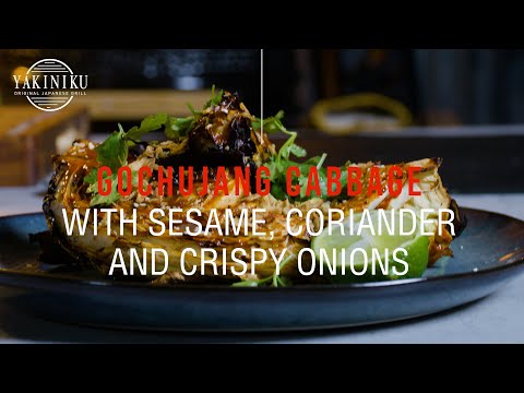 YAKINIKU® | Kamado BBQ grill recept | Gochujang cabbage
