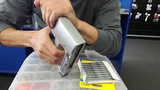 How to load staples into stanley stapler gun step by step 🔧all products are in the description 👇