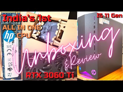 HP Pavilion Prebuilt Gaming PC Unboxing & Overview | RTX 3060 Ti | i5 11th Gen CPU|16GB RAM|Graphic