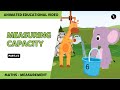 Measuring Capacity - Non standard unit | Part 2 | Maths For Kids | TicTacLearn | Fun with Gaffy