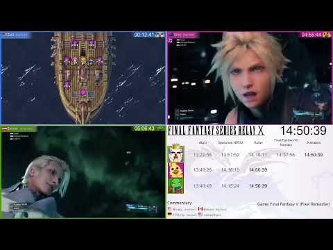 Final Fantasy Series Relay X - Part 3: Final Fantasy V, Final Fantasy IV