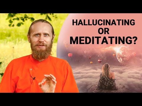 Why do visions appear in meditation?